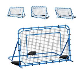 Soccer Rebounder Net, Quick-Switch Angle Soccer Goal Rebounder for Control, Passing Practice, Heavy-Duty Iron Frame & PE Net (Rebound Size: 6*4 feet)